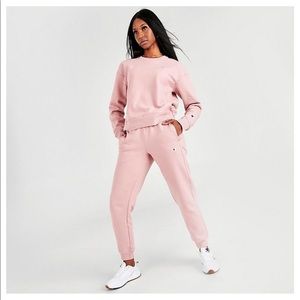 Pink Champion SET - crewneck & jogger